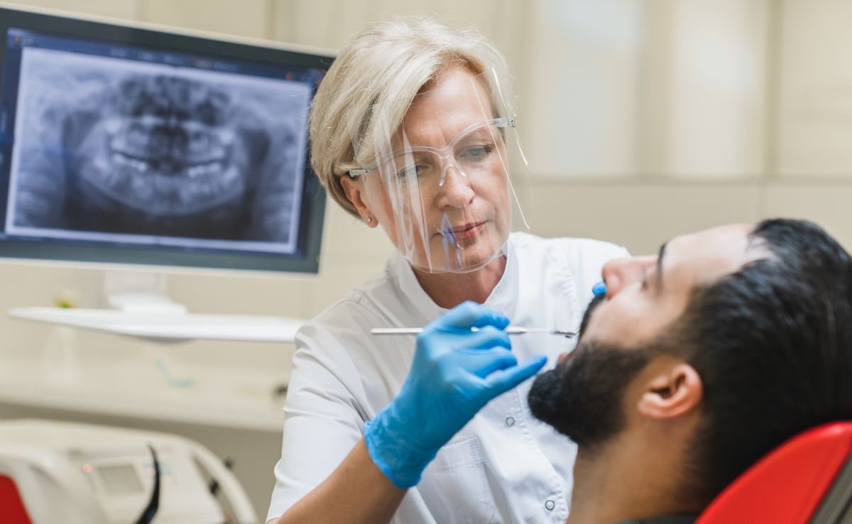Dental Bridge installation