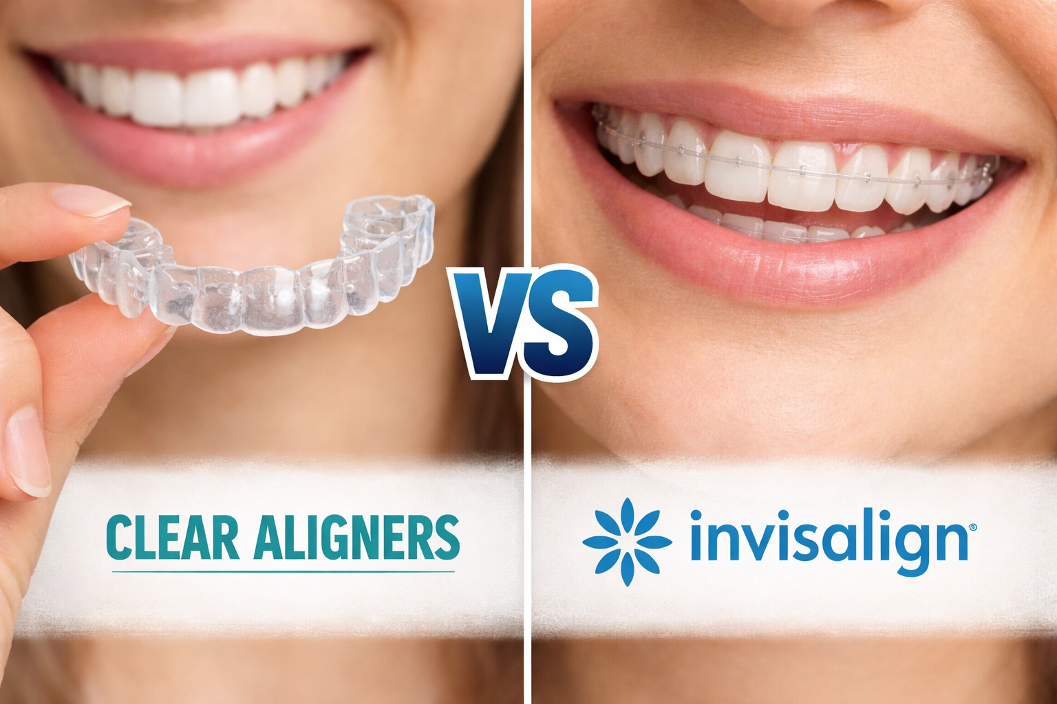 clear aligner vs invisalign